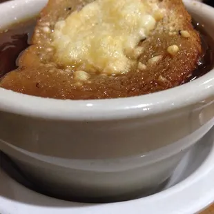 French onion soup.
