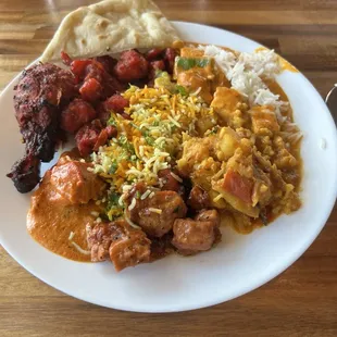 From the lunch buffet