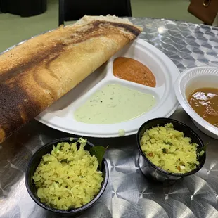 a plate of food