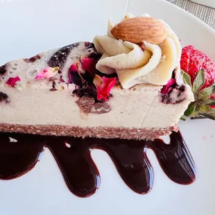 Chocolate cherry almond empowered cake