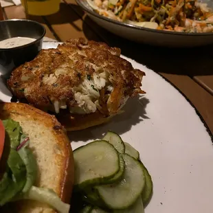 Crab Cake Sandwich