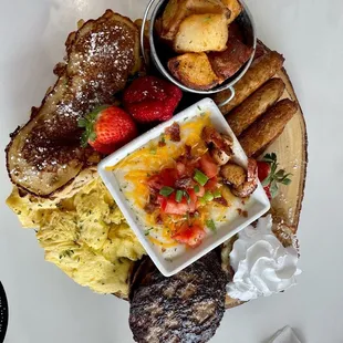 Breakfast charcuterie board