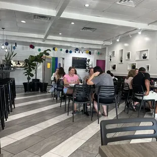 Inside seating