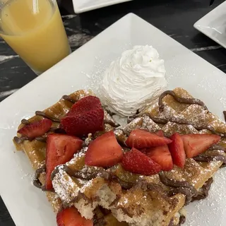 Strawberry Nutella Dream Waffle