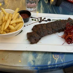 Steak with no chimi