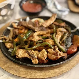 Steak + Chicken Fajitas