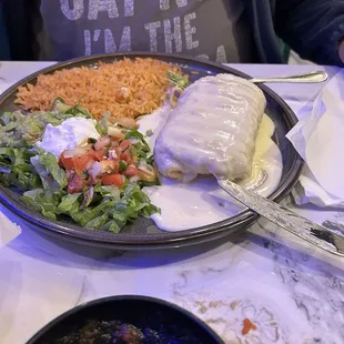 Shrimp Chimichanga