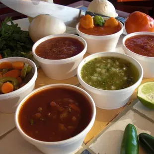 6 Homemade Salsas !