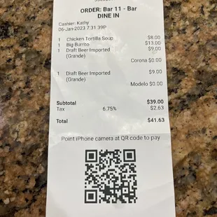 $9 draft Corona