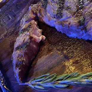 Raw steak supposed to be a ribeye definitely was not