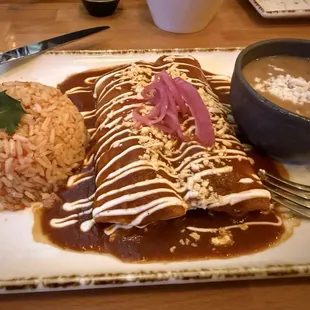 Green Chicken Enchiladas