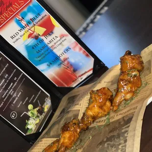 Wings &amp; Happy Hour Drinks!