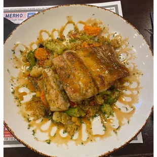 Barramundi Fish Dinner