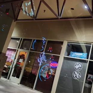 the front of a restaurant