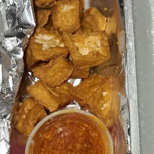 Ordered papaya salad, got fried tofu