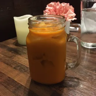 And of course a delicious Thai tea!
