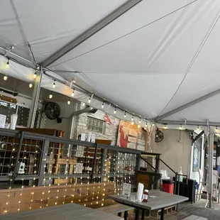 Heated patio