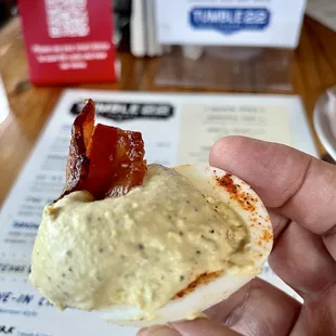 &quot;Heavenly&quot; deviled egg