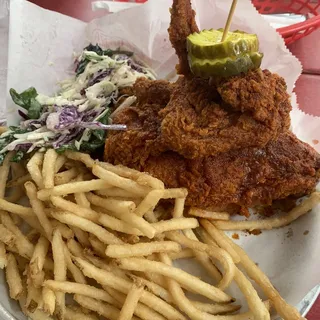 1/4 White 1 Breast & 1 Wing