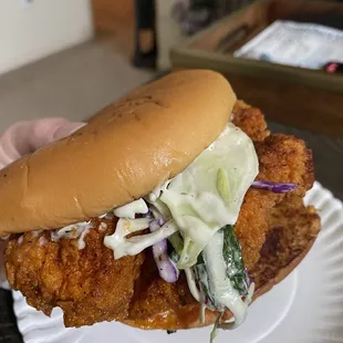 OG sandwich &quot;Mo hot&quot; - was too spicy for me