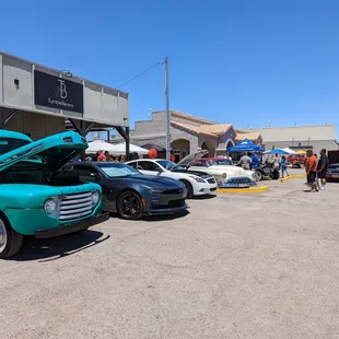 Tumblebeans hosts Car shows along with American Auto Spa next door.