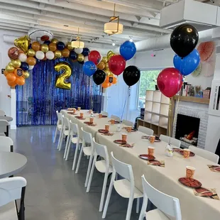 Denver Nuggets themed 2nd bday party