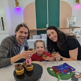 Great space for enjoying a meal and cake