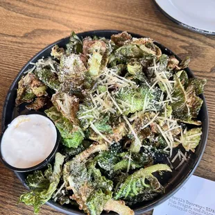 Crispy Brussel Chips