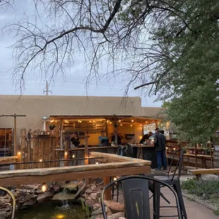 Plenty of seating inside and out!