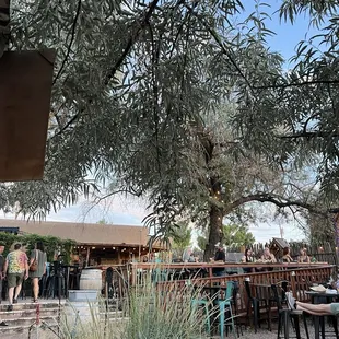 Outdoor seating area