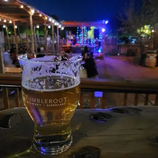 Sunrise Lager, with some live entertainment!