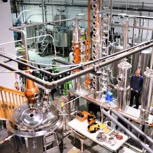 Brewery and distillery.