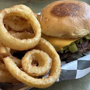 Double Green Chile Cheeseburger