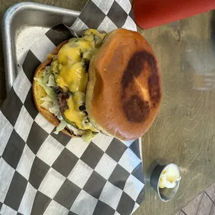 Green Chili Cheeseburger