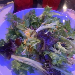 Salad after I ate the croutons