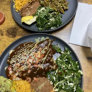 One meal off the menu (far) and one daily special!