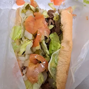 Very disappointed with my sandwich hardly any meat it was mostly stuffed with mayonnaise and veggies  most likely will not be buying again.