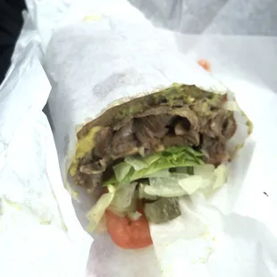 #41  Half of my 8". It's stuffed with meat!