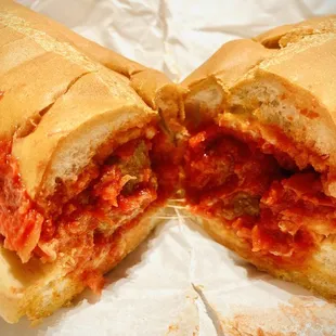 2. Meatball &amp; Cheese Sandwich