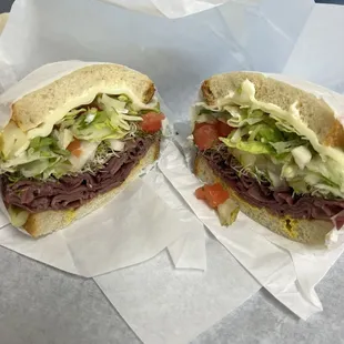 Roast beef on sourdough