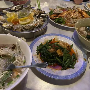 oysters, shellfish, food, oysters and mussels, mussels