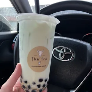 honeydew milk tea