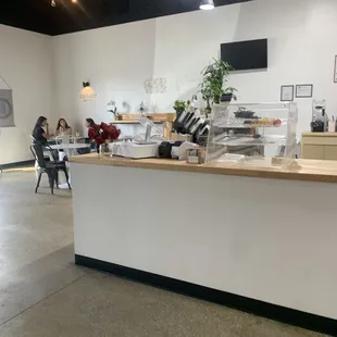 inside where the drinks are made