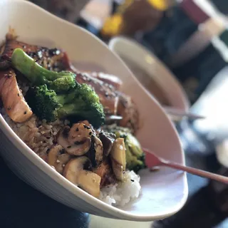 Salmon Teriyaki Bowl