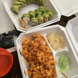 Popcorn Shrimp Roll