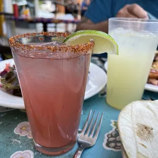 Their version of a margarita with wine.