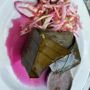 Banana Leaf Wrapped Tamale