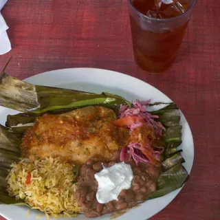 Banana Leaf Wrapped Tamale