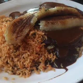 Mole Colorado Enchiladas