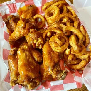Wings with mild sauce